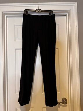 Merona Men’s Black Dress Pants 29x32 Slim Fit Stretch Flat Front